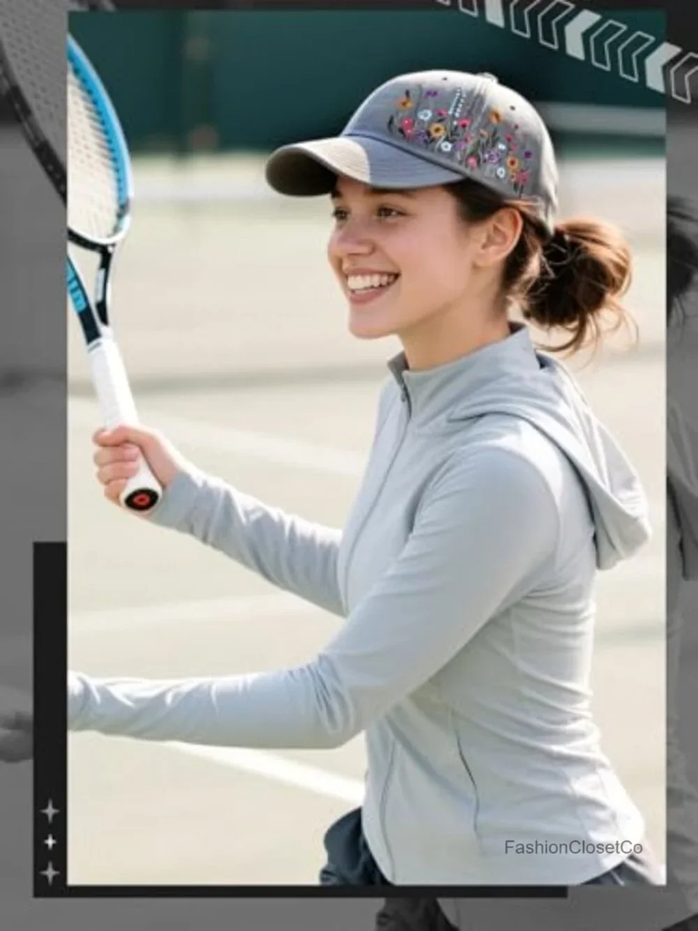 Embroidered Baseball Cap - Adjustable Breathable Polyester Hat for Casual Wear